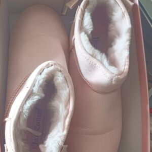 Juicy Couture Blush Fur-Lined Winter Boots